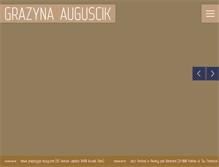Tablet Screenshot of grazynaauguscik.com